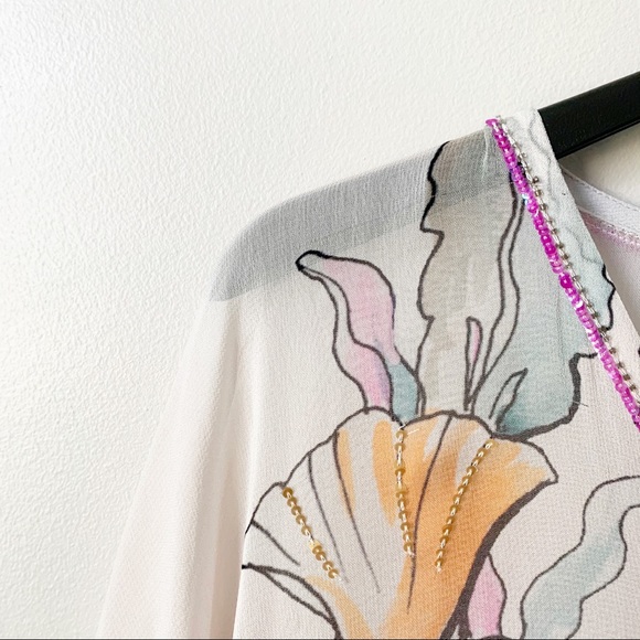 Soft Surroundings Under the Sea Caftan Coverup - Picture 3 of 7